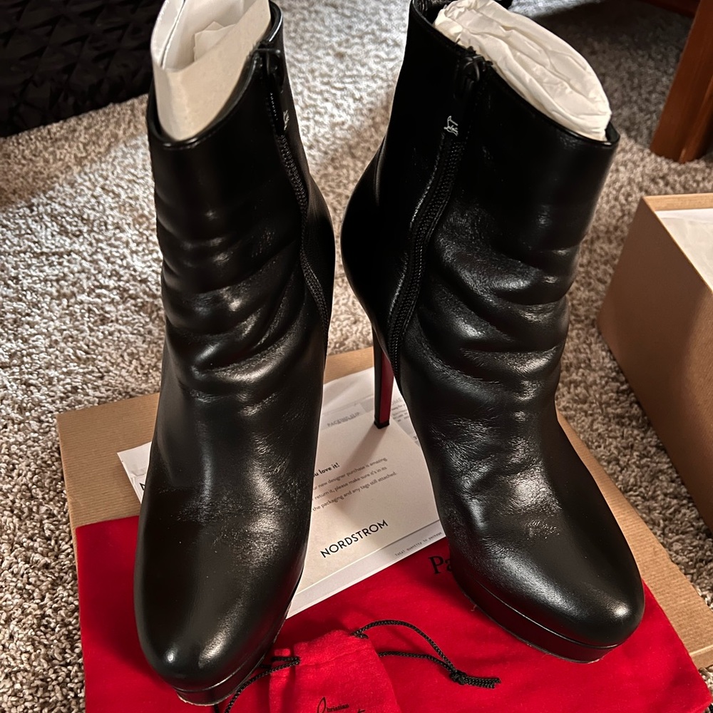Christian Louboutin Bianca Bootie 120. Will not sell OUTSIDE of Poshmark.